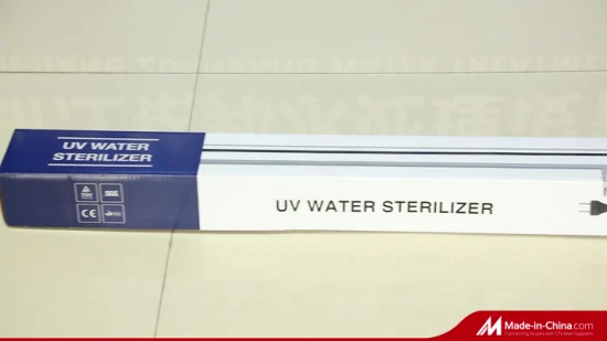 Agua Topone 6, 12, 16, 25, 30, 55W Esterilizador de água UV de aço inoxidável com CE RoHS para uso doméstico