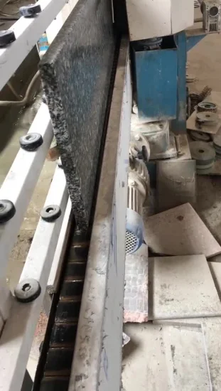 Máquina de polimento de borda de perfil de furo de pia de bancada de granito