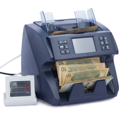 Máquina contadora de dinheiro Contadora de notas com visor TFT grande